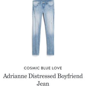 Cosmic Blue Love Adrianne Boyfriend Jean Size 28